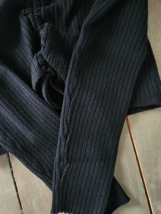 Dynamite Ribbed Long Sleeve Top - Size Small - Picture 4 of 11